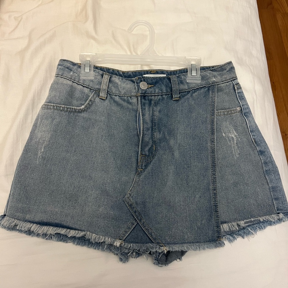 Denim Skort
